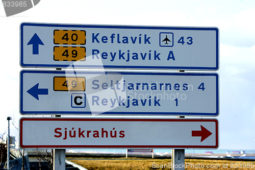 Image of Road sign