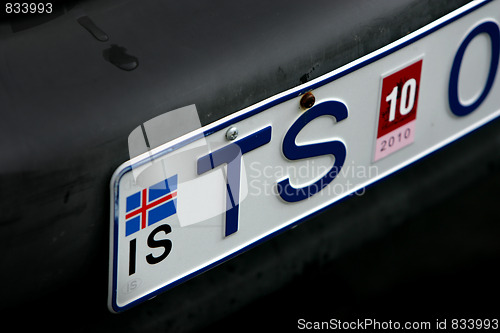 Image of Number plate