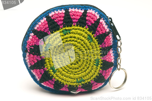 Image of colorful change purse made in guatemala central america
