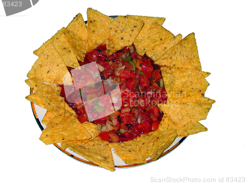 Image of Corn chips and salsa