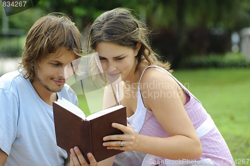 Image of Reading couple