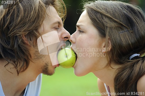 Image of Apple fight