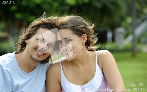 Image of Happy young couple