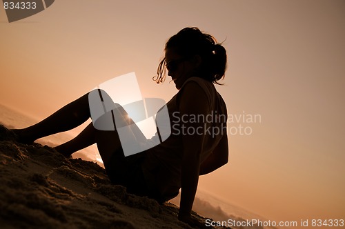 Image of Girl on a beach