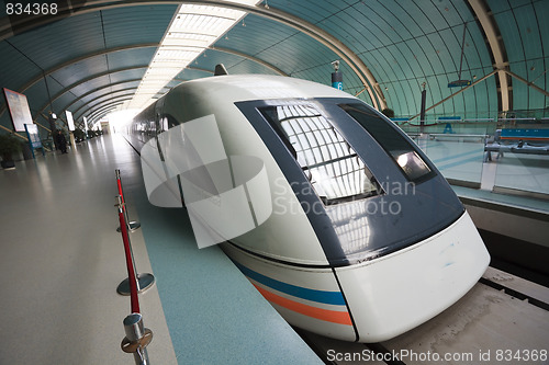 Image of Magnetic levitation train