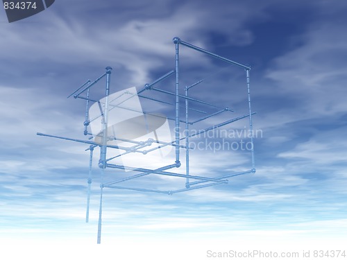 Image of abstract construction
