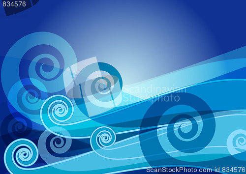 Image of Dark blue card 