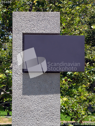 Image of A sign