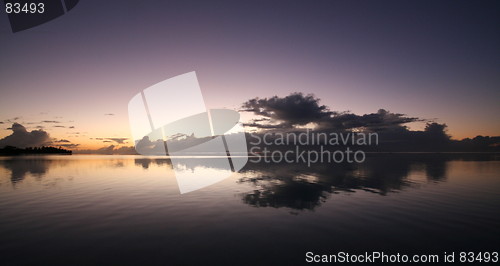 Image of Sunrise over Tahiti