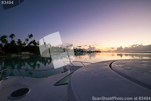 Image of Sunrise over Moorea