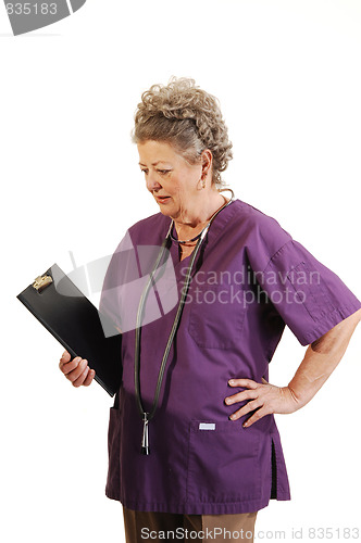 Image of Senior nurse.