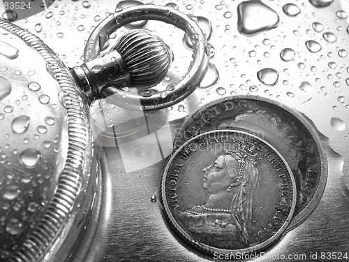 Image of Watch and Silver Coin