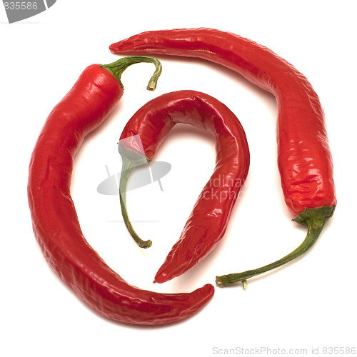 Image of Three peppers