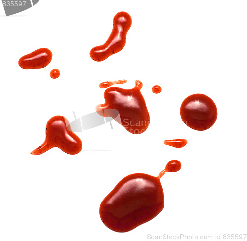 Image of ketchup drops