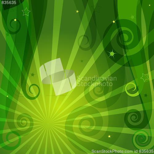 Image of Decorative green background