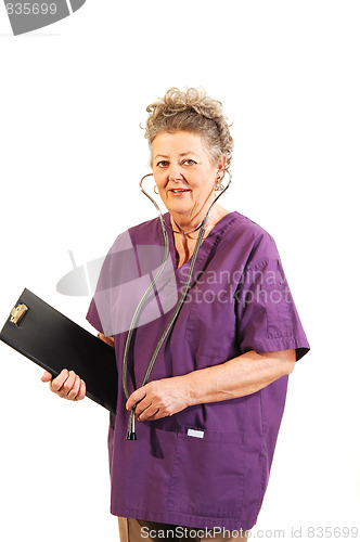 Image of Senior nurse.