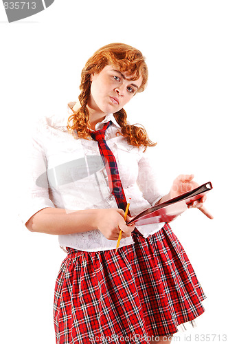 Image of Schoolgirl in uniform.