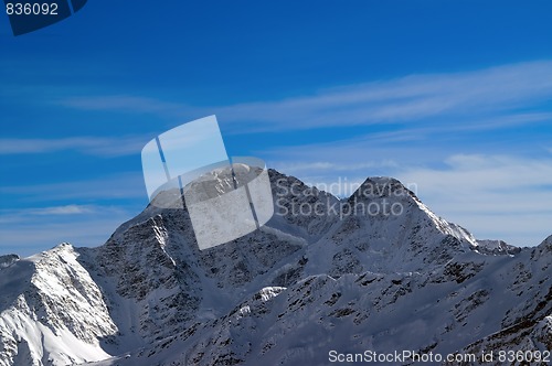 Image of Caucasus Mountains. Donguzorun.