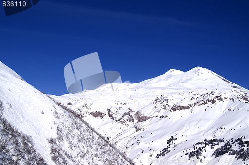 Image of Caucasus Mountains. Elbrus