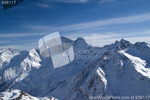 Image of Caucasus Mountains. Donguzorun.