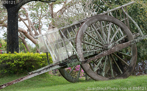 Image of Wooden cart