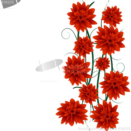 Image of floral border