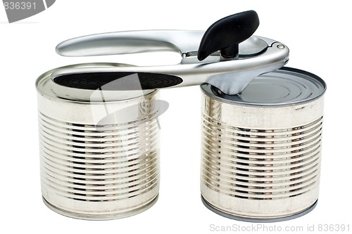 Image of Cans and can-opener