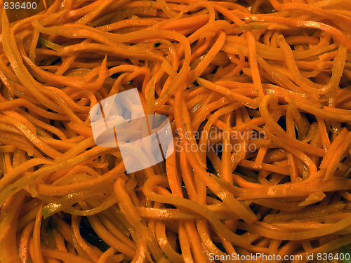 Image of Red, sharp Korean carrot