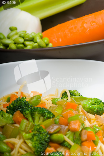 Image of vegetable pasta