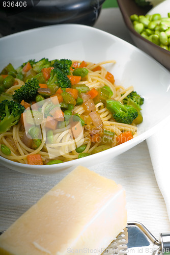 Image of vegetable pasta