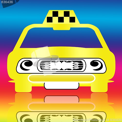 Image of Colorful Taxi