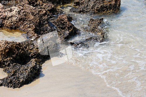 Image of Rocks at the sea coast