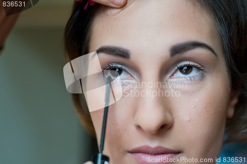 Image of Applying makeup