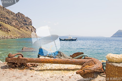 Image of Santorini volcano