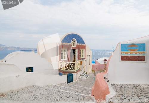 Image of Santorini beautiful buildings