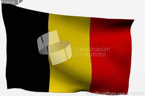 Image of Belgium 3d flag