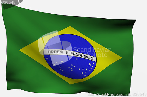 Image of Brazil 3D Flag