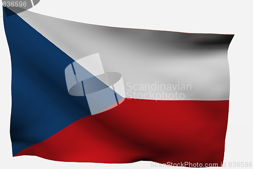 Image of Czech Republic 3d flag