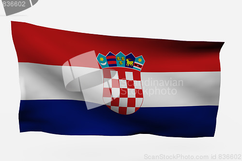 Image of Croatia 3d flag