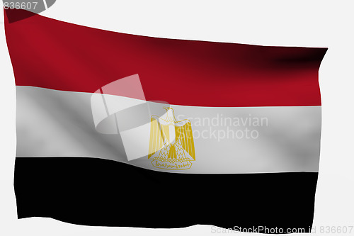 Image of Egypt 3d flag
