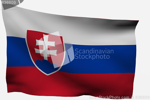 Image of Slovakia 3d flag