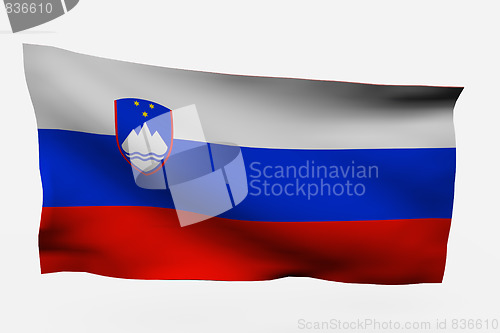 Image of Eslovenia 3d flag