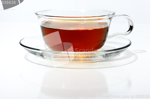 Image of Black Tea in a glass cup