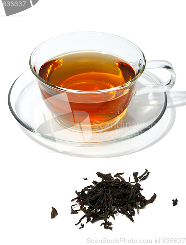 Image of Black Tea in a glass cup