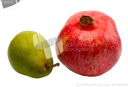 Image of Pear and Pomegranate