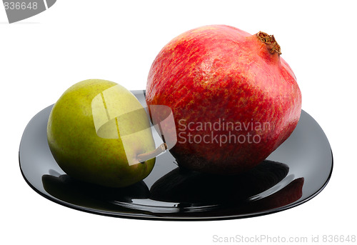 Image of Pear and Pomegranate