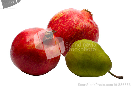 Image of Pear and Pomegranate