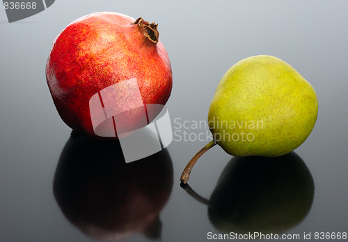 Image of Pear and Pomegranate