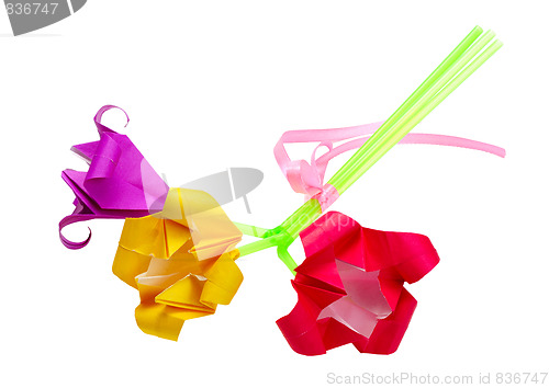 Image of Bouquet of paper flowers