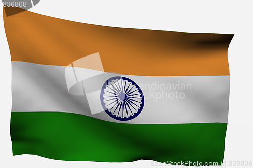 Image of India 3D Flag